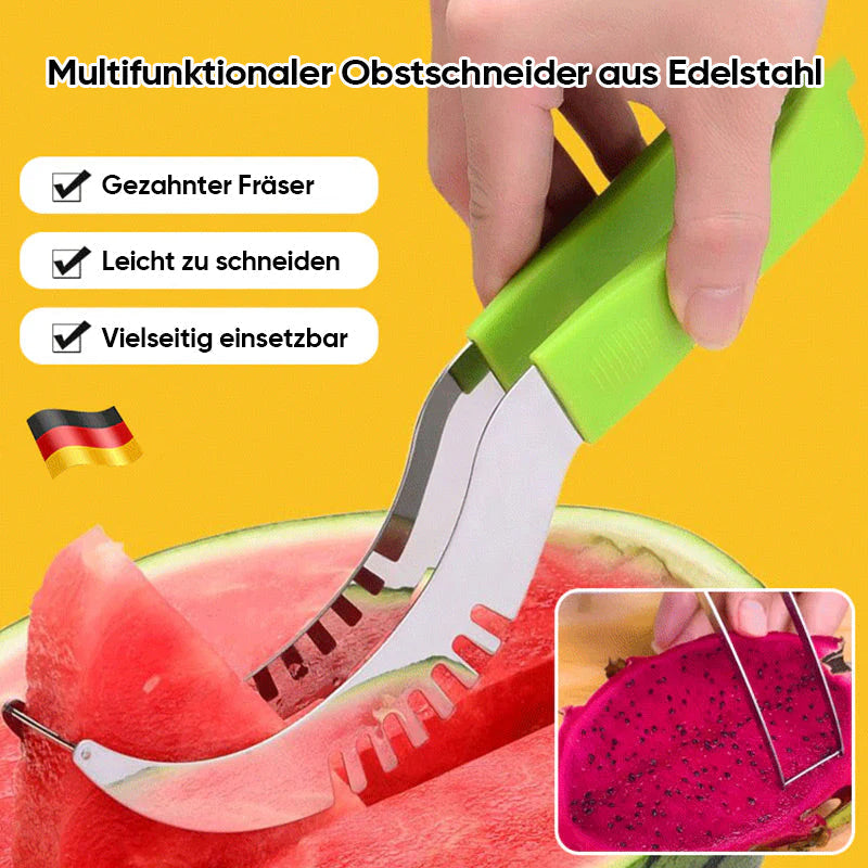 🍉Multifunktionaler Obstschneider aus Edelstahl