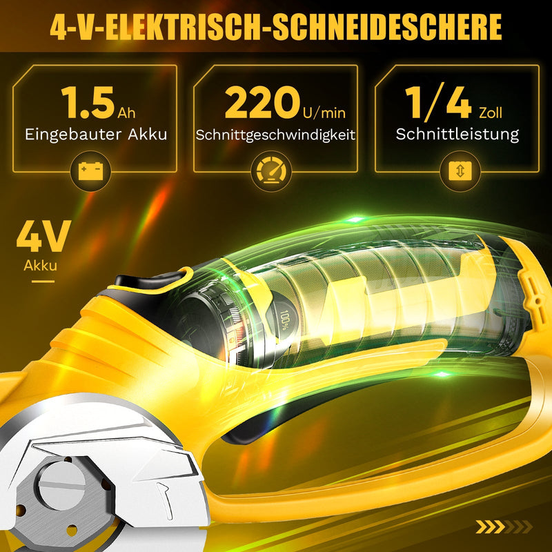 Kabellose elektrische Schere