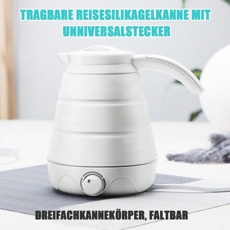 🌞Tragbare Reisesilikagelkanne mit Unniversalstecker🌞