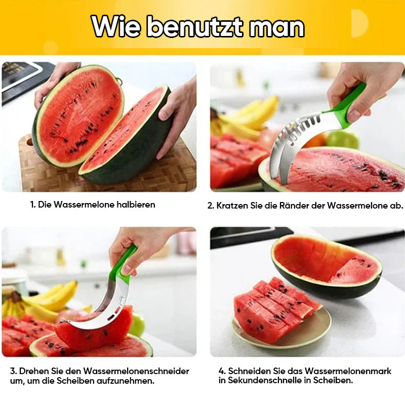 🍉Multifunktionaler Obstschneider aus Edelstahl