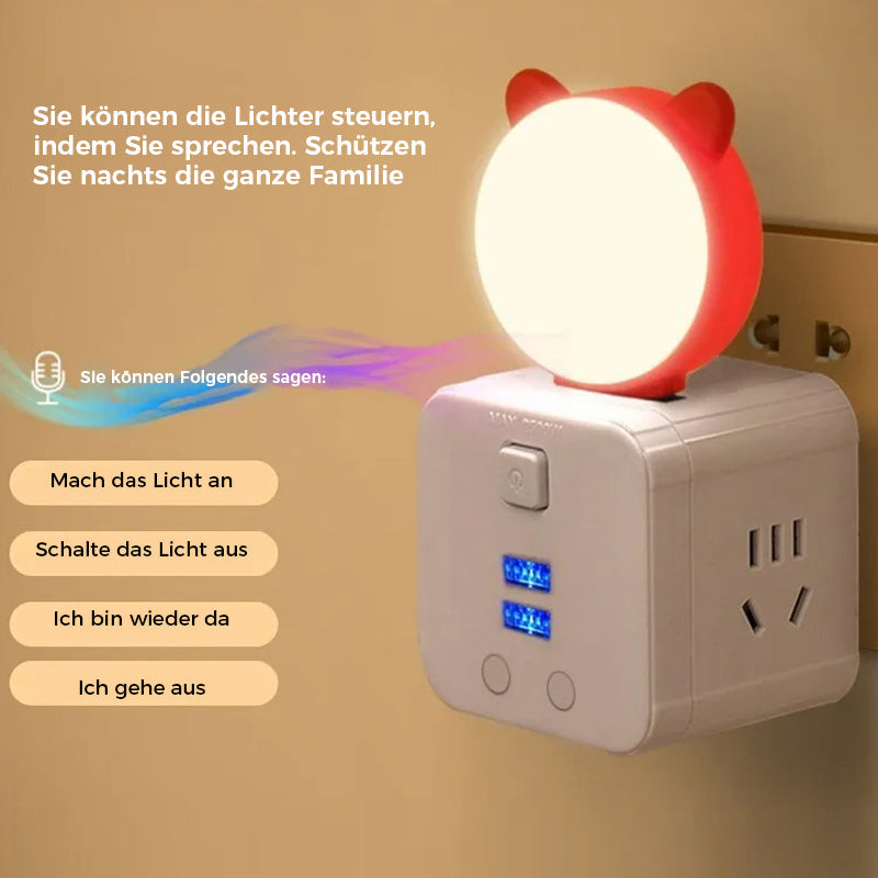 Intelligentes USB Nachtlicht mit Spracherkennung