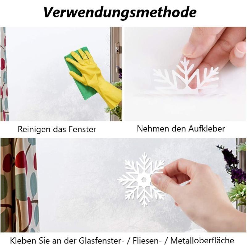 Weihnachten Fenster Aufkleber