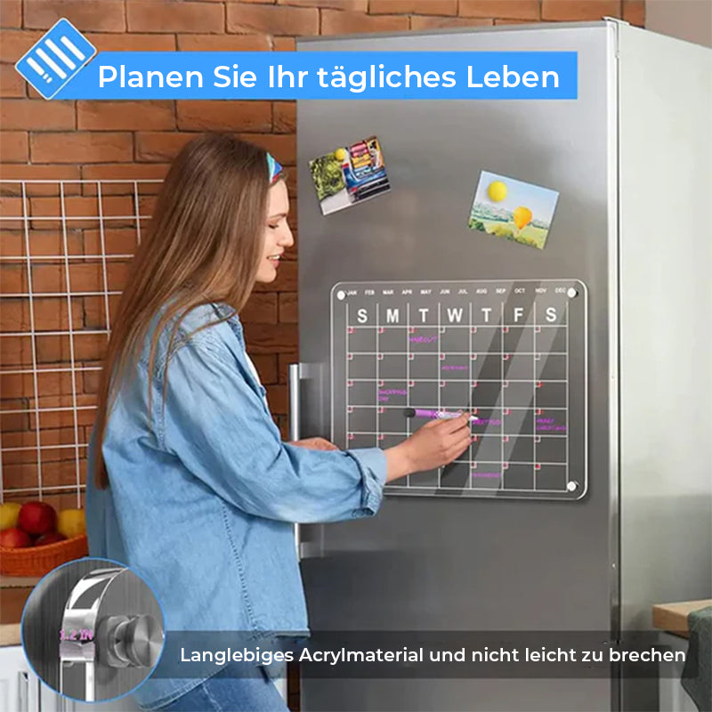 Magnetischer Kalender für den Kühlschrank