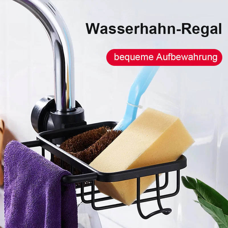 Rostfreies Aufbewahrungsregal für Wasserhähne