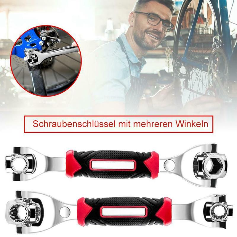 52 in 1 Universal 360° drehbarer Kopf Gummigriff Steckschlüssel