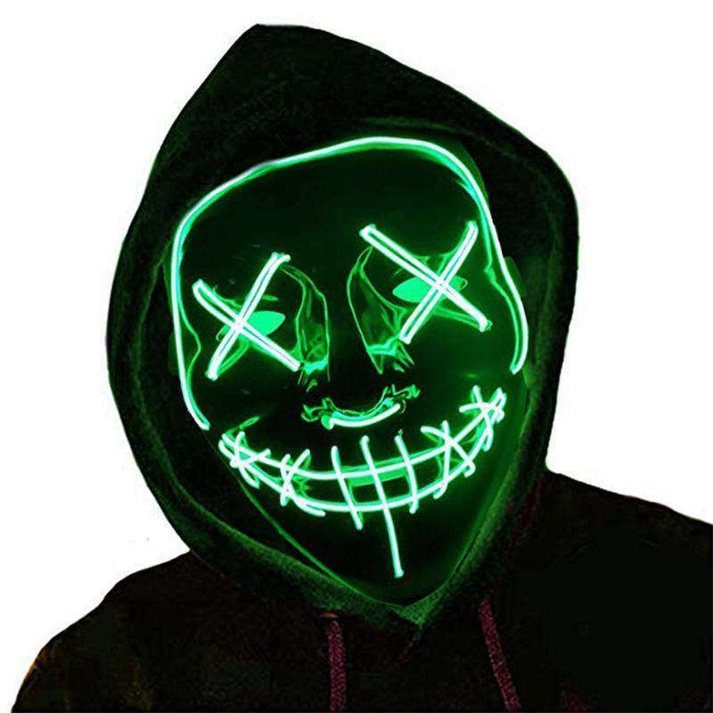 Halloween - LED leuchtende Maske