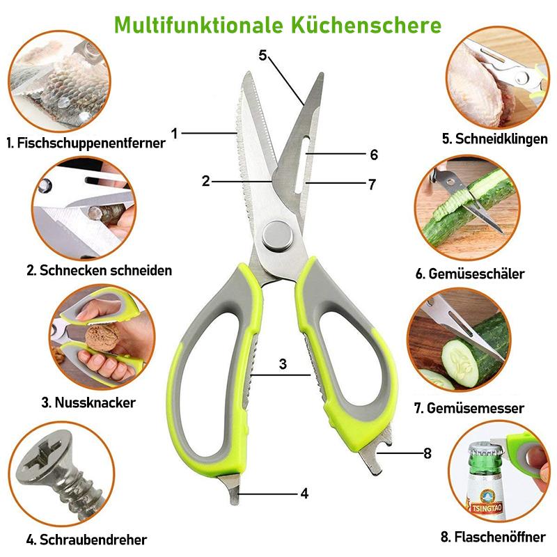 Multifunktionale Küchenschere