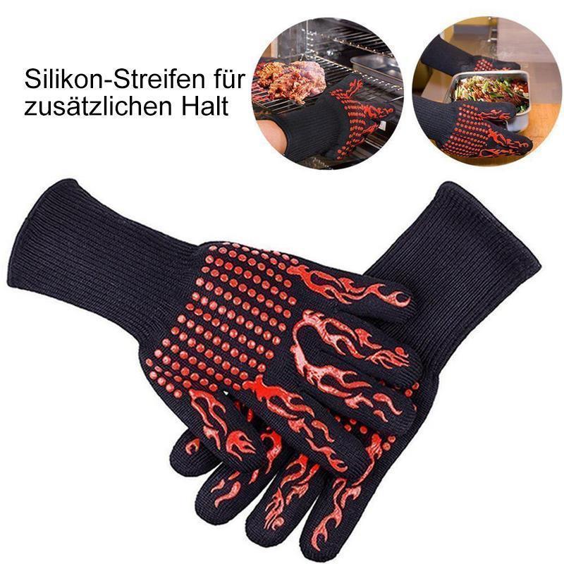 Bequee professionelle Grillhandschuhe hitzebeständige Handschuhe - 1 Paar