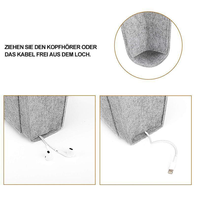 🎉Bettaufhänger-Aufbewahrungstasche aus Filz für Bett/Sofa/Tisch✨😍