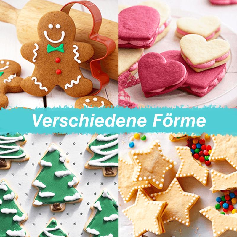 Multi-Größe Kreativer 3D Cookies Hersteller, 5- Set