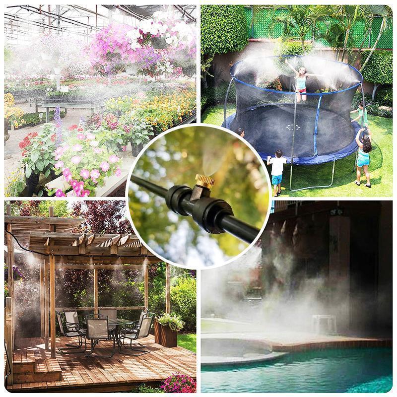 Kühlsystem mit Fein vernebeltes Wasser für Treibhaus Gärten, Schwimmbad, Laube