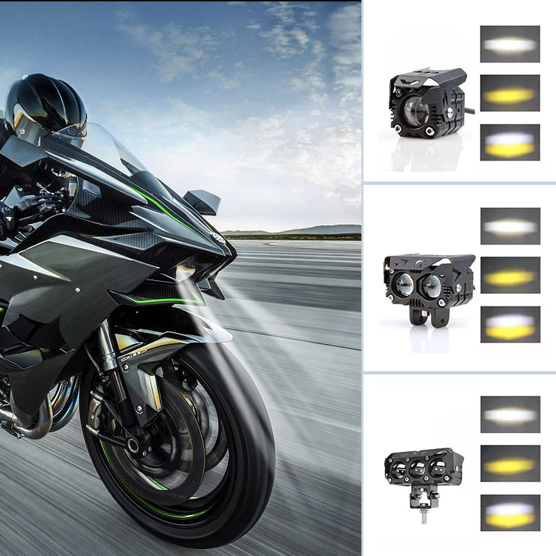 Motorrad fahrende LED-Zusatzscheinwerfer